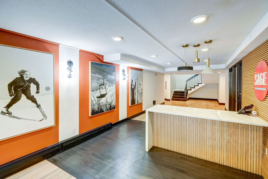 Leasing office at Sage at Panorama apartments in Southeast Denver, CO